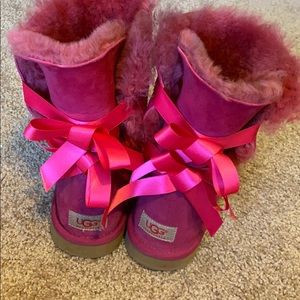 Pink Bailey Bow Uggs